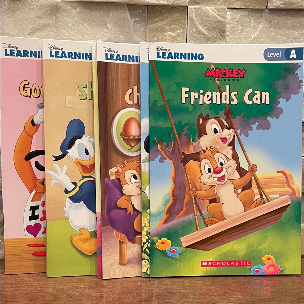 Disney Learning Books with Mickey and Friends - Multicolor